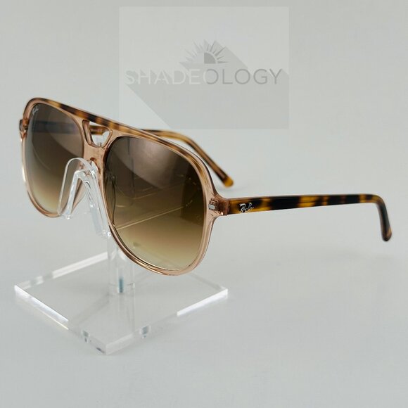 Ray Ban Bill RB2198 60mm Unisex Pilot Sunglasses - Havana / Brown Gradient Lens main image 6